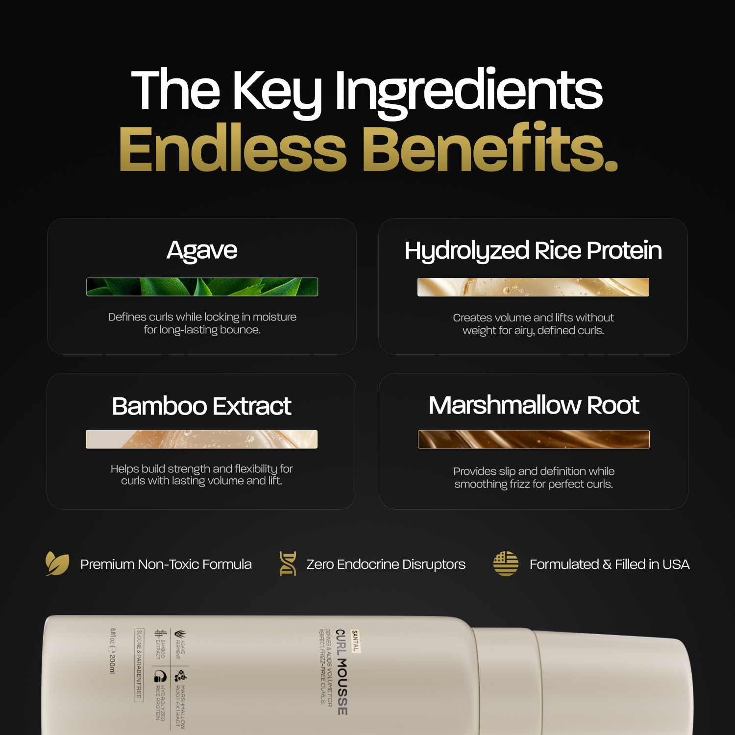 Hydration & Volume Duo - Gym Bag Curl Mousse