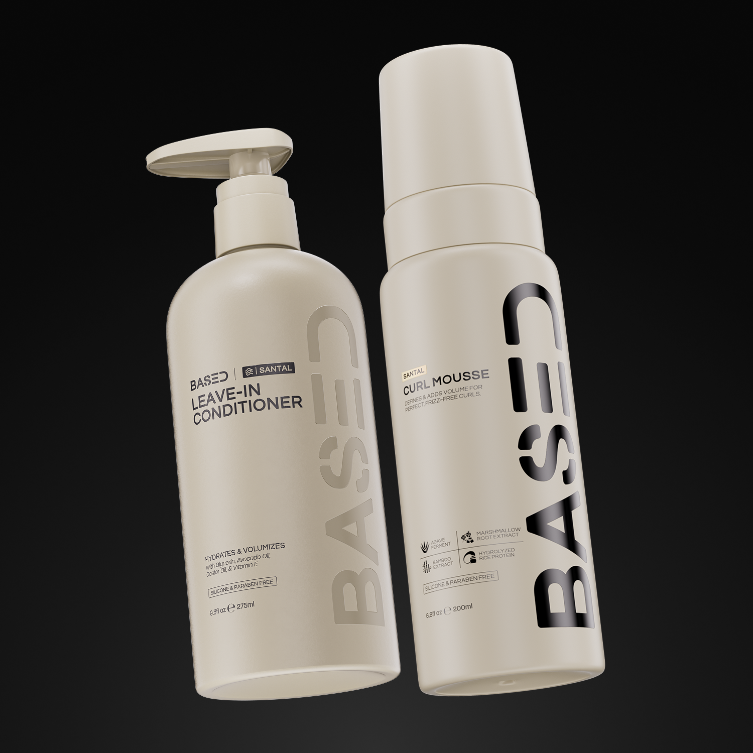 Hydration & Volume Duo - Gym Bag Curl Mousse