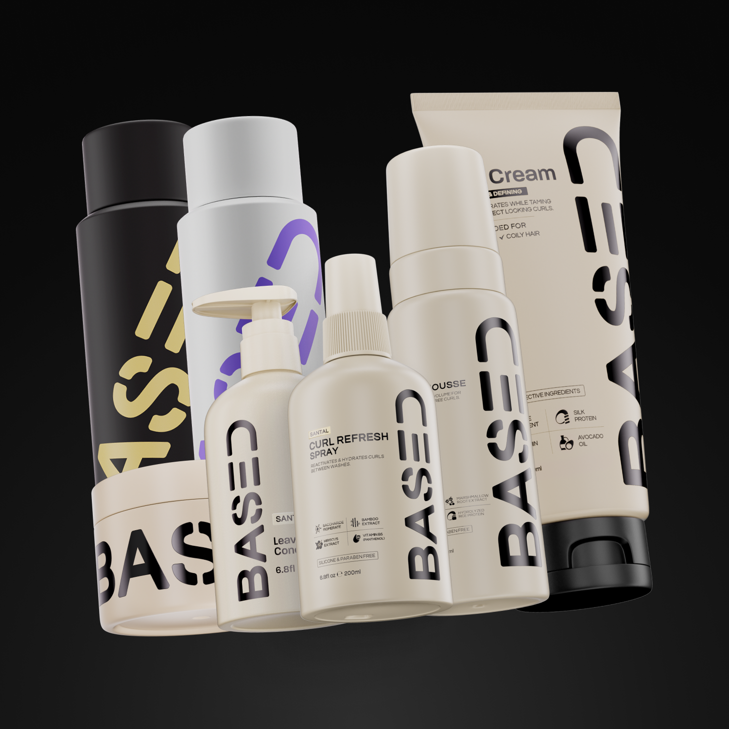 Shower + Curly Kit - Lightweight Daily Grooming Kit
