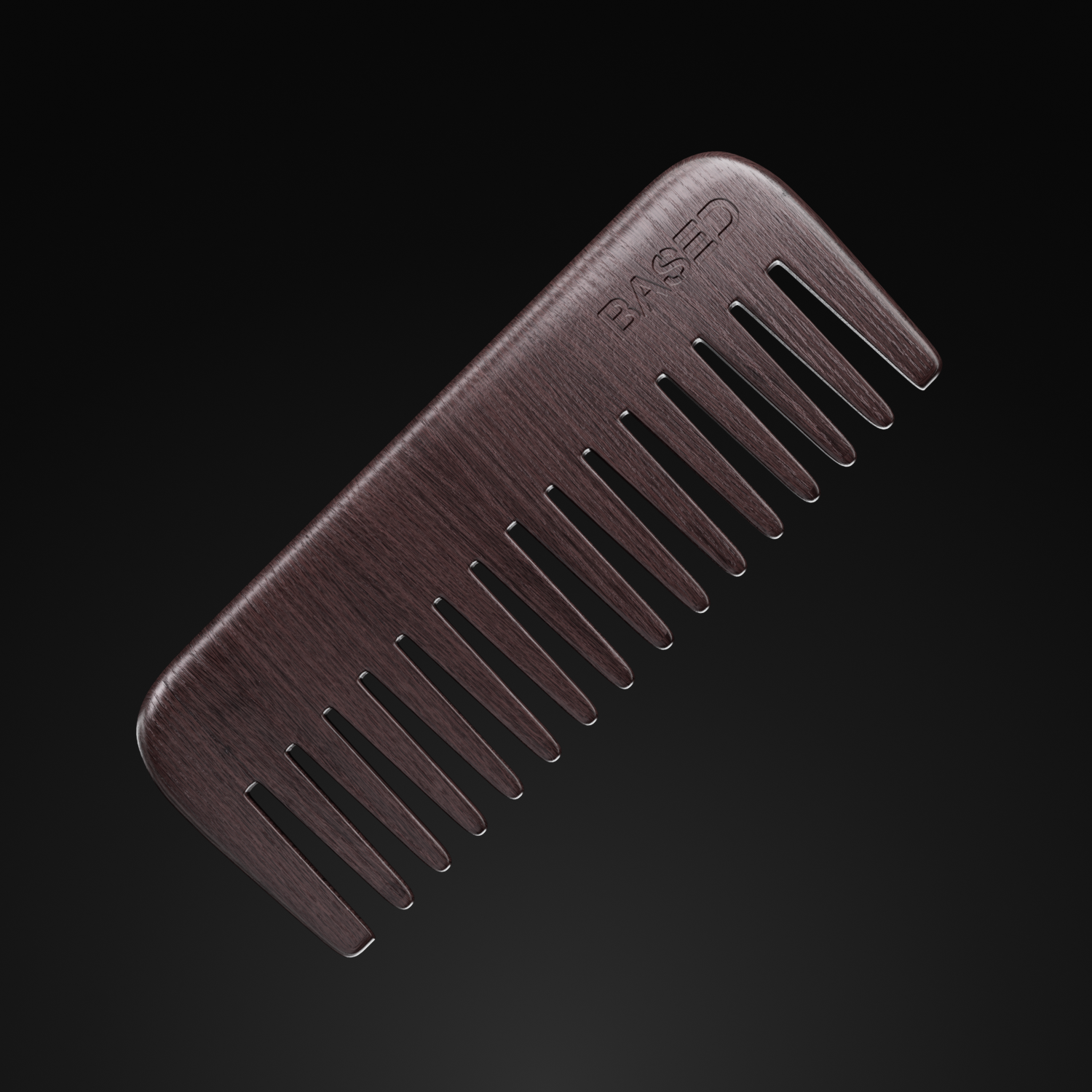 Wooden Hair Comb - Modern Hair Pomade