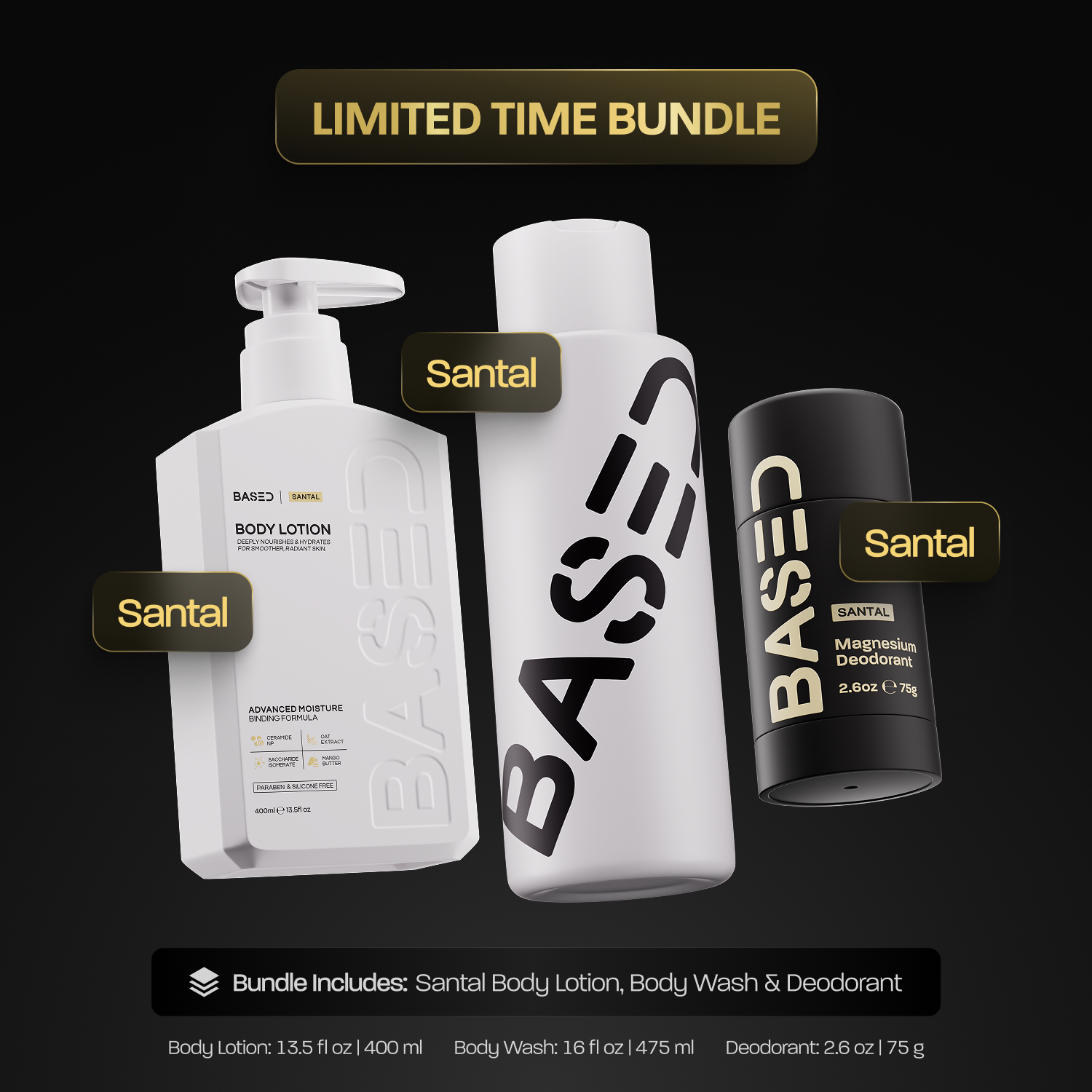 Santal Bodycare Essentials - Clean Look Hair Pomade